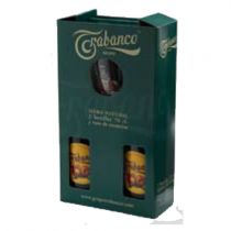 pack 2 botellas de sidra trabanco con vaso de sidra